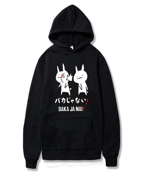 anime baka rabbit hip hop hoodies men harajuku fashion streetwear hooded sweatshirt hoodie clothing y01044864213, Black
anime baka rabbit hip hop hoodies men harajuku fashion streetwear hooded sweatshirt hoodie clothing y01044864213, Black