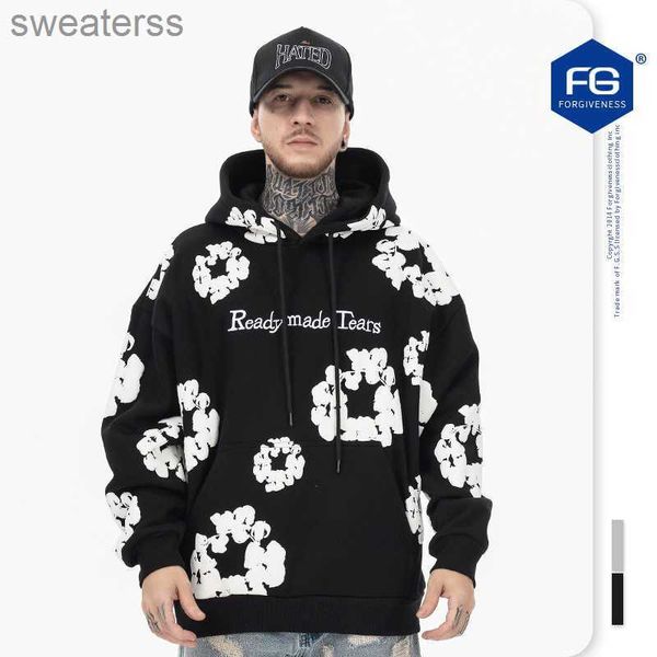 fg men's wear | autumn and winter fashion brand high street cotton foam printing letter embroidery casual hooded sweater, Black
fg men's wear | autumn and winter fashion brand high street cotton foam printing letter embroidery casual hooded sweater, Black