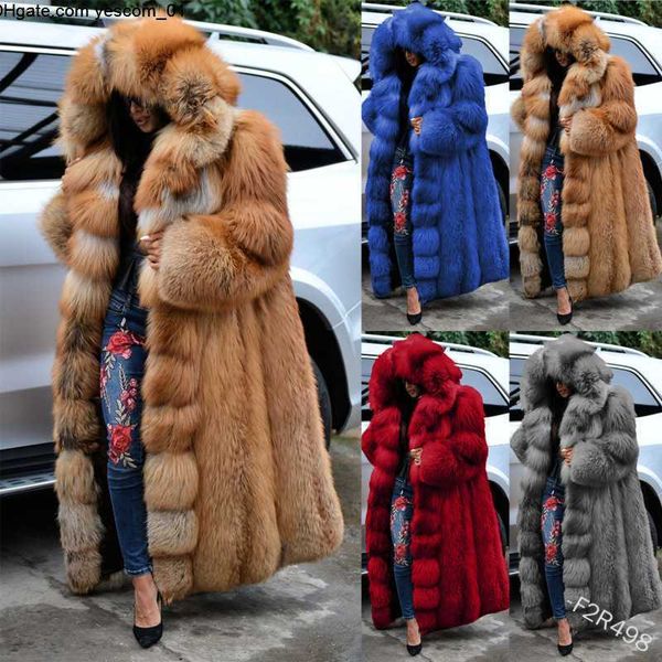 long winter fashion hooded faux fur coat loose thick warm plus size artificial fur jacket women full sleeve outerwear coats, Black
long winter fashion hooded faux fur coat loose thick warm plus size artificial fur jacket women full sleeve outerwear coats, Black