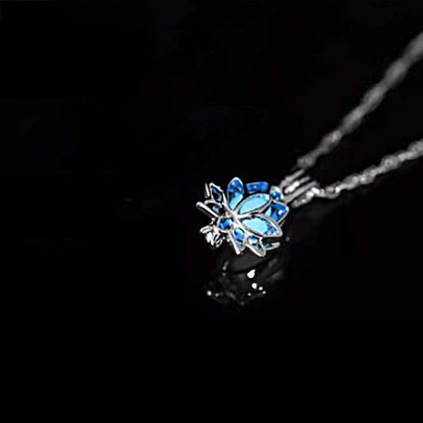 designer's night glow simple necklace fashion versatile light night glow hollow out chain women's halloween jewelry small design, Silver
designer's night glow simple necklace fashion versatile light night glow hollow out chain women's halloween jewelry small design, Silver