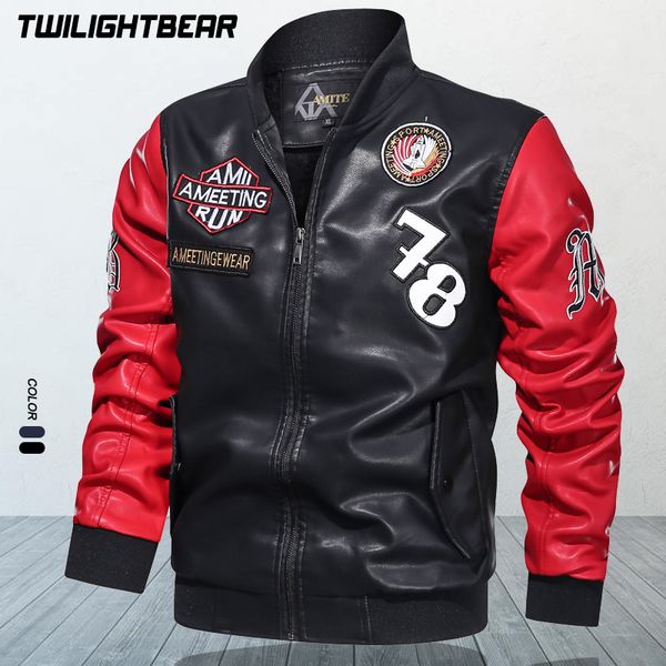 men's jackets motorcycle jacket men leather jacket coat oversized male fleece streetwear pu leather bike jacket men clothing coats 4xl, Black;brown
men's jackets motorcycle jacket men leather jacket coat oversized male fleece streetwear pu leather bike jacket men clothing coats 4xl, Black;brown