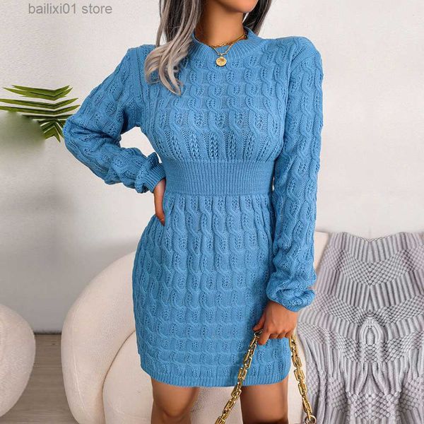 women's sweaters ficusrong women autumn winter o neck solid color casual twist waist wrap hip dress for ladies bottoming sweater dress, White;black
women's sweaters ficusrong women autumn winter o neck solid color casual twist waist wrap hip dress for ladies bottoming sweater dress, White;black