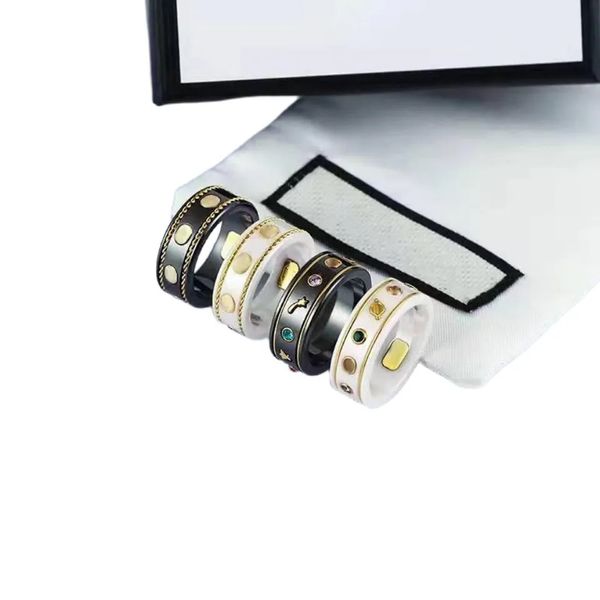 designer brand ring for man women rings men woman luxury jewelry 8 color gifts fashion accessories, Silver
designer brand ring for man women rings men woman luxury jewelry 8 color gifts fashion accessories, Silver