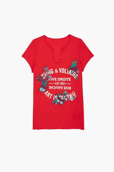 zadig voltaire 2023 designer t shirt zv mens designer t shirt classic letter print flower embroidery u neck short sleeve t-shirt women, White
zadig voltaire 2023 designer t shirt zv mens designer t shirt classic letter print flower embroidery u neck short sleeve t-shirt women, White