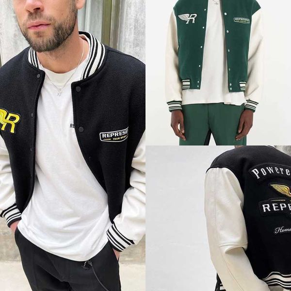 2022 autumn and winter new representative angel wings embroidery high street fashion hip hop street baseball jersey jackets for biker bomber, Black;brown
2022 autumn and winter new representative angel wings embroidery high street fashion hip hop street baseball jersey jackets for biker bomber, Black;brown