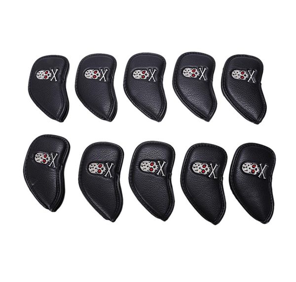 10 pcs thick pu black golf skull iron headcover sets club head cover7750399 
10 pcs thick pu black golf skull iron headcover sets club head cover7750399