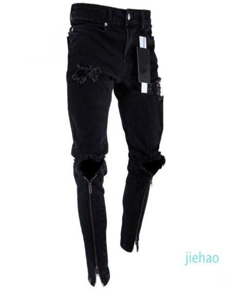fashion mens zipper holes designer jeans black ripped slim fit represen pencil pants multi style9998043, Blue
fashion mens zipper holes designer jeans black ripped slim fit represen pencil pants multi style9998043, Blue