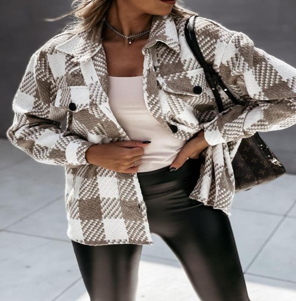 women039s jackets plaid jacket coat harajuku 2021 autumn winter longsleeved houndstooth printed woolen femme chaqueta mujer sh8496465, Black;brown
women039s jackets plaid jacket coat harajuku 2021 autumn winter longsleeved houndstooth printed woolen femme chaqueta mujer sh8496465, Black;brown