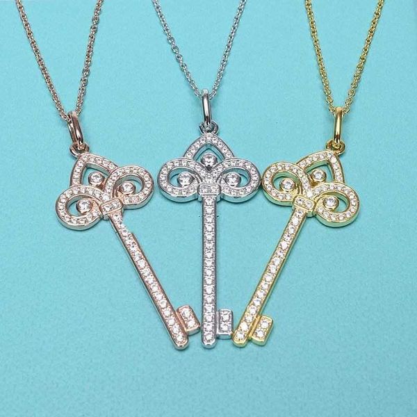 versatile tiffay iris key necklace 925 sterling silver plated 18k gold with diamond full pendant chain, Black
versatile tiffay iris key necklace 925 sterling silver plated 18k gold with diamond full pendant chain, Black