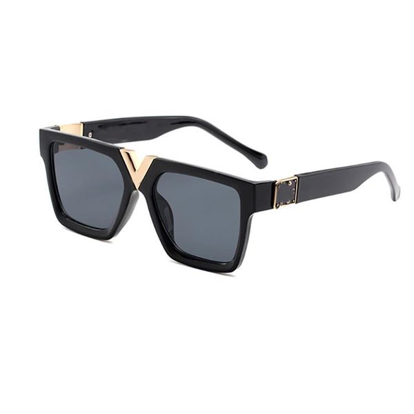 rectangle sunglasses millionaire designer glasses multiple styles optional fashion men eyewear gold v letter frames shades beach e245x, White;black
rectangle sunglasses millionaire designer glasses multiple styles optional fashion men eyewear gold v letter frames shades beach e245x, White;black