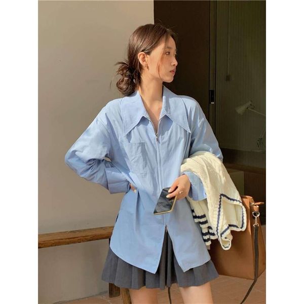 french white shirt for women spring autumn winter design niche base cardigan with a unique long sleeved top
french white shirt for women spring autumn winter design niche base cardigan with a unique long sleeved top