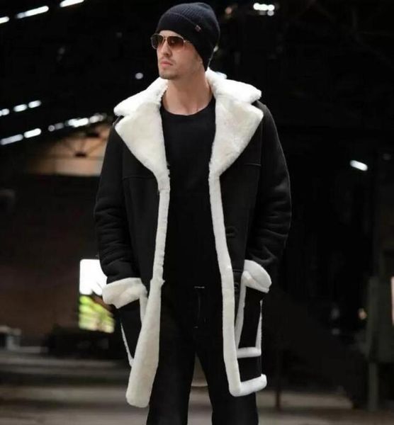 mens winter fleece wool coat for men cotton jacket plush warm lapel medium length coat velvet fashion trench male s5xl1024065, Tan;black
mens winter fleece wool coat for men cotton jacket plush warm lapel medium length coat velvet fashion trench male s5xl1024065, Tan;black