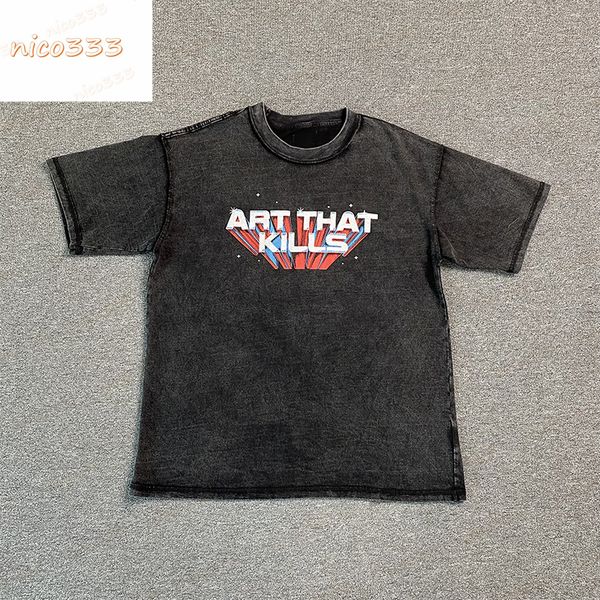 23ss new ga depts atk gold letter print washed and old loose round neck versatile casual men and women short sleeve, White;black
23ss new ga depts atk gold letter print washed and old loose round neck versatile casual men and women short sleeve, White;black