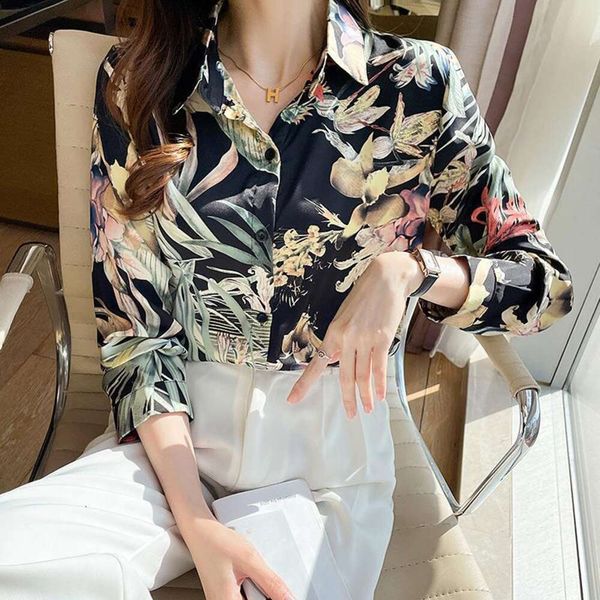 autumn chiffon blouse womens shirts silk elegant brand fashioned commuter top, White
autumn chiffon blouse womens shirts silk elegant brand fashioned commuter top, White