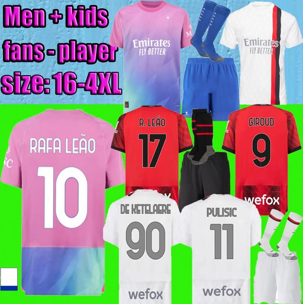 3xl 4xl 23 24 ibrahimovic giroud soccer jerseys 2023 pulisic theo ac milans tonali romagnoli rafa leao s.castillejo reijnders saelemaekers f, Black;yellow
3xl 4xl 23 24 ibrahimovic giroud soccer jerseys 2023 pulisic theo ac milans tonali romagnoli rafa leao s.castillejo reijnders saelemaekers f, Black;yellow