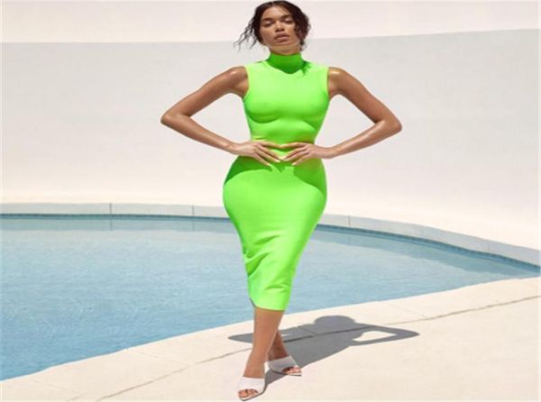 2020 summer new arrivals vestidos bandage dresses turtle neck neon green party bodycon dress for female8678448, White;black
2020 summer new arrivals vestidos bandage dresses turtle neck neon green party bodycon dress for female8678448, White;black