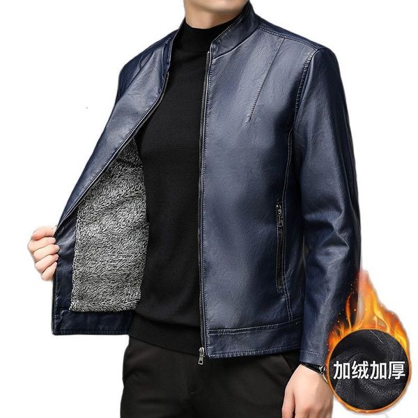 men's jackets autumn and winter men's short handsome motorcycle faux leather jacket simple stand-up collar slim fleece warm faux, Black;brown
men's jackets autumn and winter men's short handsome motorcycle faux leather jacket simple stand-up collar slim fleece warm faux, Black;brown