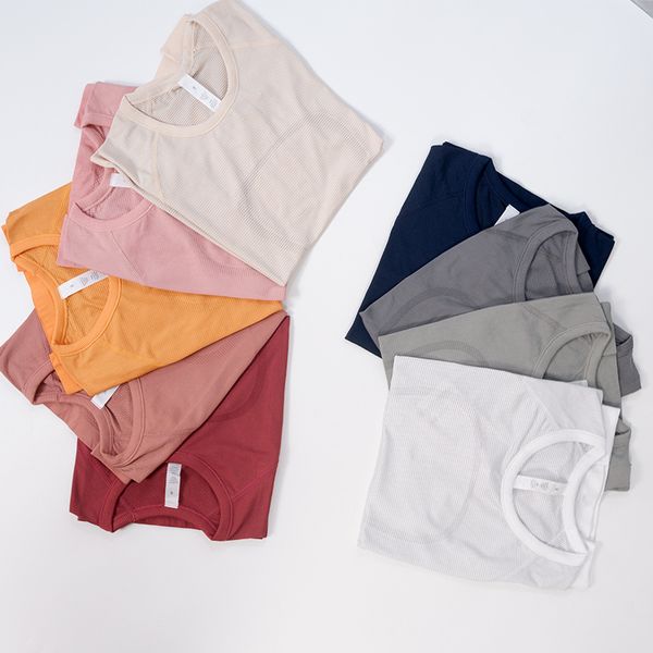 lu yoga summer new 2.0 solid color quick dry yoga wear short sleeve running knit sports breathable fitness thin t-shirt
lu yoga summer new 2.0 solid color quick dry yoga wear short sleeve running knit sports breathable fitness thin t-shirt