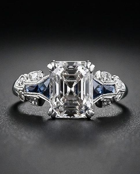 geometric square wedding band finger rings simple blue zircon women ring plated silver color elegant charm banquet jewelry anel4534243, Golden;silver
geometric square wedding band finger rings simple blue zircon women ring plated silver color elegant charm banquet jewelry anel4534243, Golden;silver
