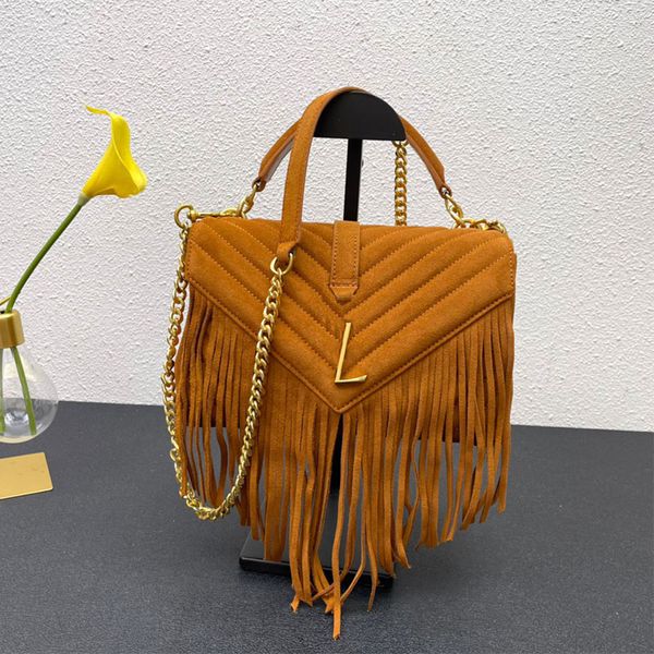 european and american style tassel deer skin velvet portable crossbody bag designer chain letter crossbody bag hobo bag retro brown plaid ha
european and american style tassel deer skin velvet portable crossbody bag designer chain letter crossbody bag hobo bag retro brown plaid ha