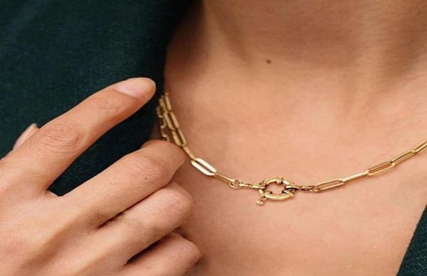 pendant necklaces women electroplated adjustable durable oval paperclip necklace choker chain jewelry gift for punk5221876, Silver
pendant necklaces women electroplated adjustable durable oval paperclip necklace choker chain jewelry gift for punk5221876, Silver