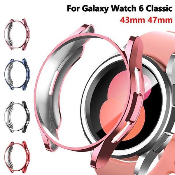 protector case for samsung galaxy watch 6 classic 43mm 47mm tpu screen all-around bumper shell fashion galaxy watch 6 cover, Black;blue
protector case for samsung galaxy watch 6 classic 43mm 47mm tpu screen all-around bumper shell fashion galaxy watch 6 cover, Black;blue