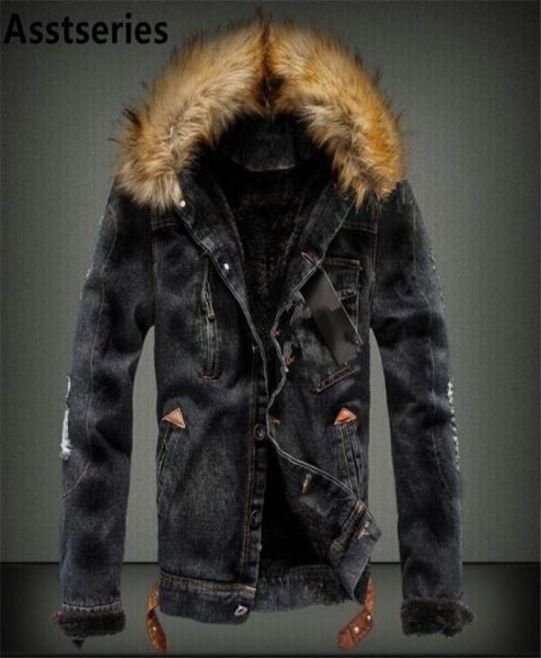 2018 autumn and winter influx of men casual denim jacket winter thick denim jacket retro nagymaros collar cashmere coat8924764, Black;brown
2018 autumn and winter influx of men casual denim jacket winter thick denim jacket retro nagymaros collar cashmere coat8924764, Black;brown