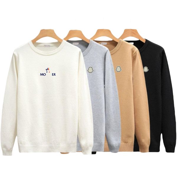 designers pullover sweater men women fashion man woman letter embroidery keep warm knit autumn winter black grey khaki snitwear long sleeve, White;black
designers pullover sweater men women fashion man woman letter embroidery keep warm knit autumn winter black grey khaki snitwear long sleeve, White;black