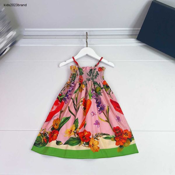 designer baby clothes refreshing sling girls dress size 100-160 cm vegetable flower print child skirt june27, Red;yellow
designer baby clothes refreshing sling girls dress size 100-160 cm vegetable flower print child skirt june27, Red;yellow