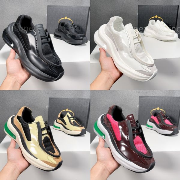 designer casual shoes platform sneakers calfskin fabric suede elements adorn shiny leather sneaker men women trainers size 35-46 with box, Black
designer casual shoes platform sneakers calfskin fabric suede elements adorn shiny leather sneaker men women trainers size 35-46 with box, Black