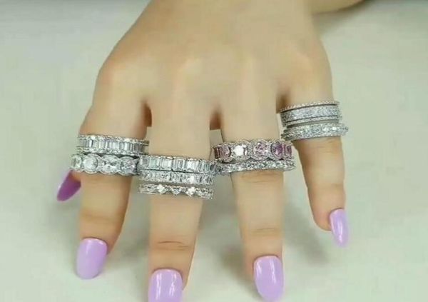 vecalon 18 styles classiic promise ring diamond real 925 sterling silver wedding band rings for women men party jewelry6034619, Slivery;golden
vecalon 18 styles classiic promise ring diamond real 925 sterling silver wedding band rings for women men party jewelry6034619, Slivery;golden