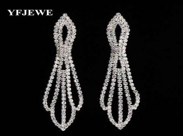 yfjewe new earrings long women pendant earrings long hanging earrings with stones crystal jewelry gifts pendientes mujer e3967231344, Silver
yfjewe new earrings long women pendant earrings long hanging earrings with stones crystal jewelry gifts pendientes mujer e3967231344, Silver