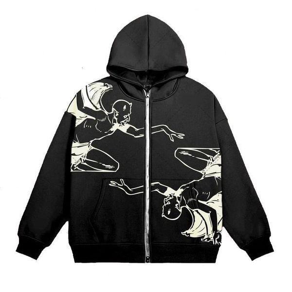 men's hoodies sweatshirts ins style men street wear retro skeleton zipper hoodie y2k printed loose oversized sweatshirt gothic tracksui, Black
men's hoodies sweatshirts ins style men street wear retro skeleton zipper hoodie y2k printed loose oversized sweatshirt gothic tracksui, Black