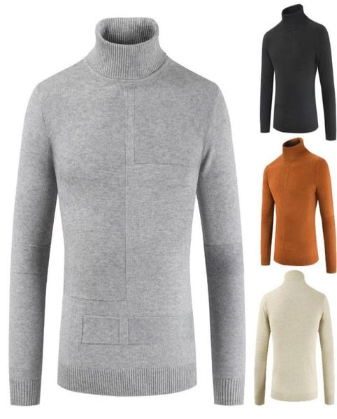 men039s sweaters 2021 autumn winter men sweater turtleneck solid color casual slim fit brand knitted pullovers1843202, White;black
men039s sweaters 2021 autumn winter men sweater turtleneck solid color casual slim fit brand knitted pullovers1843202, White;black