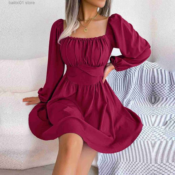 basic casual dresses f 2023 new women spring summer square neck casual solid color wood ear edge high waist big swing dress for fashion t230, Black;gray
basic casual dresses f 2023 new women spring summer square neck casual solid color wood ear edge high waist big swing dress for fashion t230, Black;gray