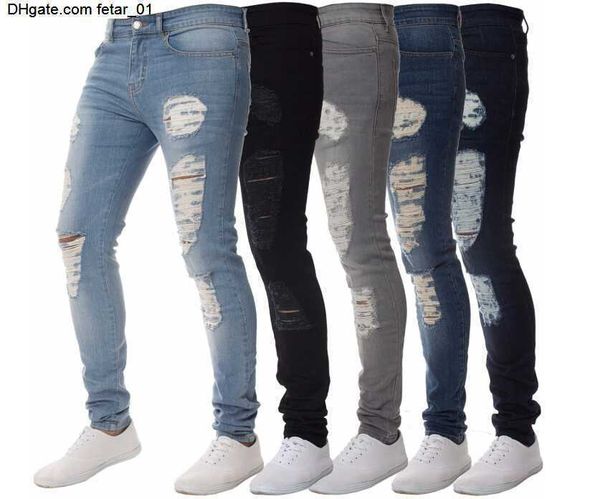 solid color mens distressed biker cool jeans fashion slim ripped washed pencil pants men jean male high street, Blue
solid color mens distressed biker cool jeans fashion slim ripped washed pencil pants men jean male high street, Blue