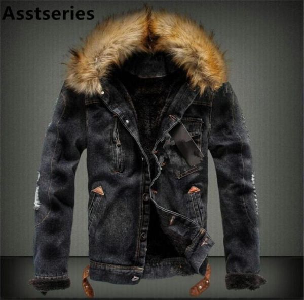 2018 autumn and winter influx of men casual denim jacket winter thick denim jacket retro nagymaros collar cashmere coat5381980, Black;brown
2018 autumn and winter influx of men casual denim jacket winter thick denim jacket retro nagymaros collar cashmere coat5381980, Black;brown