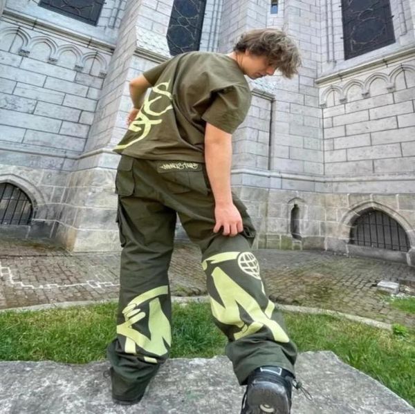 men039s pants high waist straight embroidery jogger baggy vintage harajuku y2k cargo fashion streetwear pockets cargo pant trou1875057, Black
men039s pants high waist straight embroidery jogger baggy vintage harajuku y2k cargo fashion streetwear pockets cargo pant trou1875057, Black