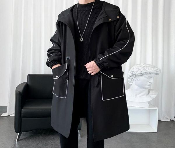 men039s trench coats men hooded jackets harajuku windbreaker pocket overcoat male casual outwear hip hop streetwear long coat2932166, Tan;black
men039s trench coats men hooded jackets harajuku windbreaker pocket overcoat male casual outwear hip hop streetwear long coat2932166, Tan;black