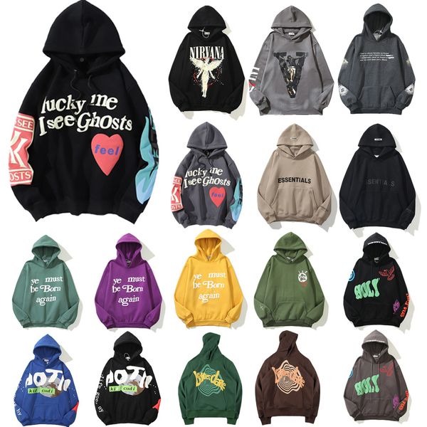 2023 mens clothing hoodies "lucky me i see ghosts" print hoodie sweatshirts mens women designer hoodies pullover autumn winter swe, Black
2023 mens clothing hoodies "lucky me i see ghosts" print hoodie sweatshirts mens women designer hoodies pullover autumn winter swe, Black