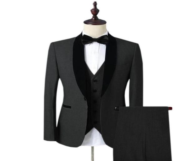 new arrival one button black groom tuxedos shawl lapel men wedding party groomsmen 3 pieces suits jacketpantsvesttie k1648904720, Black;gray
new arrival one button black groom tuxedos shawl lapel men wedding party groomsmen 3 pieces suits jacketpantsvesttie k1648904720, Black;gray