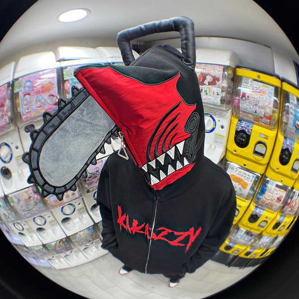 kakazzy bochita electric saw man chain saw man men's and women's pure cotton hoodie zipper hooded sweater electric number, Black
kakazzy bochita electric saw man chain saw man men's and women's pure cotton hoodie zipper hooded sweater electric number, Black