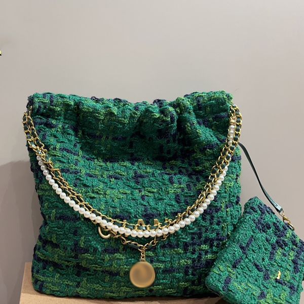 f/w tweed coins 22 oversized shopping bag shoulder bag designer wool quilted metal hardware matelasse pearl chain crossbody bags two piece s
f/w tweed coins 22 oversized shopping bag shoulder bag designer wool quilted metal hardware matelasse pearl chain crossbody bags two piece s