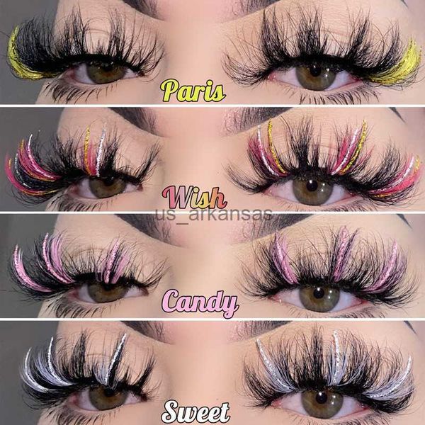 false eyelashes asiteo glitter colored ombre lashes mink 25mm fluffy color streaks cosplay makeup cruelty eyelashes wholesale supplier hkd23
false eyelashes asiteo glitter colored ombre lashes mink 25mm fluffy color streaks cosplay makeup cruelty eyelashes wholesale supplier hkd23