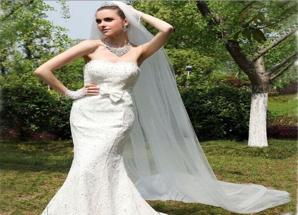 new style one layers 3m white ivory bridal veils tulle with comb cathedral length wedding veils6524274, Black
new style one layers 3m white ivory bridal veils tulle with comb cathedral length wedding veils6524274, Black