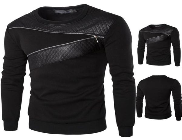 fashion new zipper style t shirt men leather patchwork men 039s t shirt plus size m5xl tees mens hip hop clothing trend3171583, White;black
fashion new zipper style t shirt men leather patchwork men 039s t shirt plus size m5xl tees mens hip hop clothing trend3171583, White;black