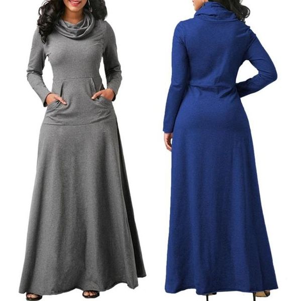 plus size 5xl elegant long maxi dress autumn winter warm high collar women longsleeved dress 2019 woman clothing with pocket5054202, Black;gray
plus size 5xl elegant long maxi dress autumn winter warm high collar women longsleeved dress 2019 woman clothing with pocket5054202, Black;gray