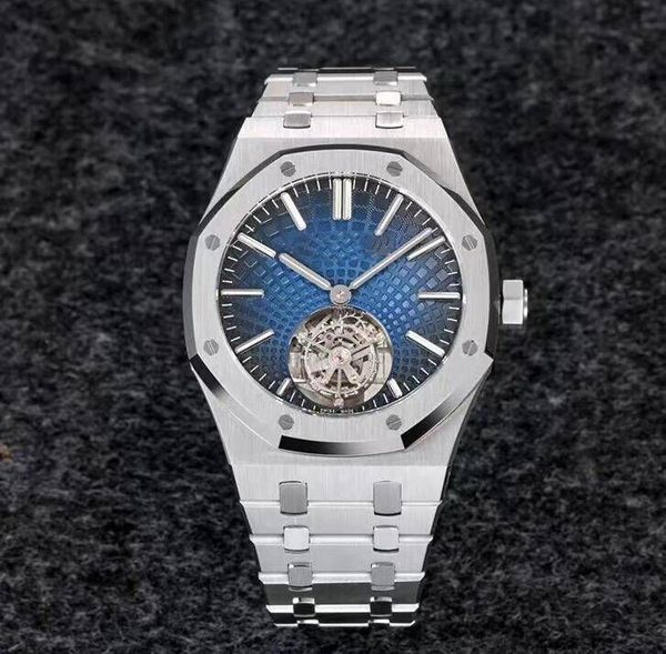 men's mechanical watch 42mm automatic all stainless steel luminous waterproof watch couple style diamond ring tourbillon classic watch, Slivery;brown
men's mechanical watch 42mm automatic all stainless steel luminous waterproof watch couple style diamond ring tourbillon classic watch, Slivery;brown