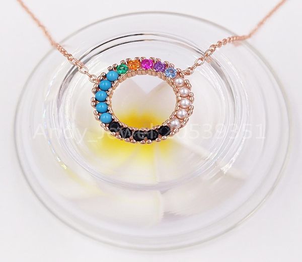 pendants straight disc necklace in rose gold vermeil with gemstones authentic 925 sterling silver fits european bear jewelry style1161725
pendants straight disc necklace in rose gold vermeil with gemstones authentic 925 sterling silver fits european bear jewelry style1161725