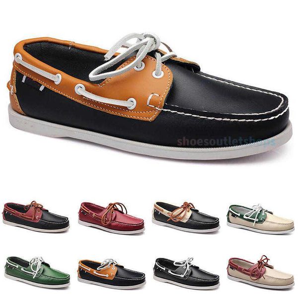 casual driving peas men's shoes leather soft sole fashion black navy white blue sier khaki yellow dark grey footwear all-match lazy27
casual driving peas men's shoes leather soft sole fashion black navy white blue sier khaki yellow dark grey footwear all-match lazy27